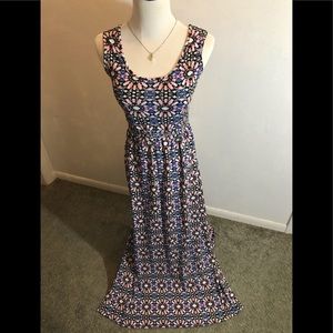 Xhilaration Maxi Cotton Dress, XS